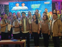 Konsolidasi dan Deklarasi yang di laksanakan oleh Pendukung Prabowo – Gibran Repnas Sumsel Indonesia