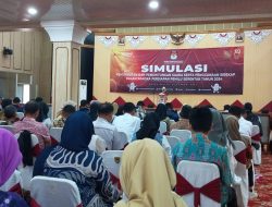 KPU Musi Rawas Mengadakan Simulasi Pemungutan dan Penghitungan Suara