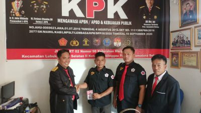 Ketua Provinsi Sumsel Ali Mu’ap Pimpin Langsung Rapat Pembahasan Program LKPK Tahun 2024