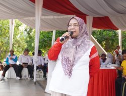 Ratusan Peserta Mengikuti Jalan Santai Dalam Rangka Memperingati Hari Jadi Musi Rawas Ke-81 Tahun