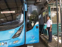 Perum Damri Kota Palembang Siapkan 40 Armada Bus Untuk Angkut Penumpang Mudik Lebaran