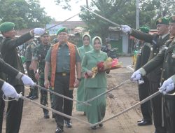 Kodim 0418/Palembang Mengelar Tradisi Penyambutan Dandim Baru, Disambut Langsung Dandim 0418/Palembang Beserta Jajaran