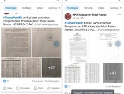 Diduga Semena-mena KPU Musi Rawas Ubah Nama Calon PPS Terpilih