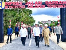 Presiden RI Resmikan Pelaksanaan Inpres Jalan Daerah di Sulawesi Tenggara