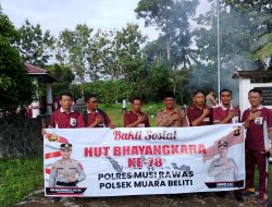 Dalam Rangka Sambut Hari Bhayangkara Ke-78 Polres Mura Gelar Baksos Kurve