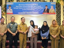 Dukung Percepatan Penurunan Stunting Dandim 0418/Palembang Hadiri Workshop Pelayanan KB MJKP