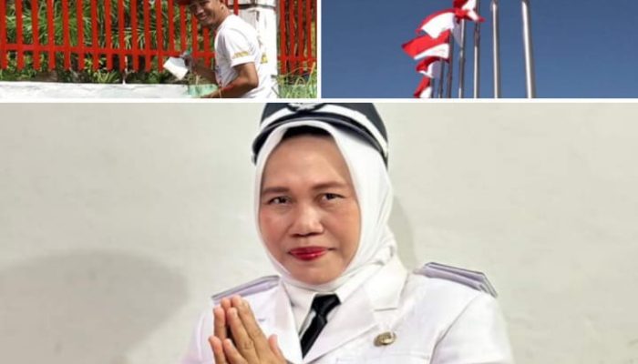 Masyarakat Desa Suro Antusias Gotong Royong Sambut HUT RI 79