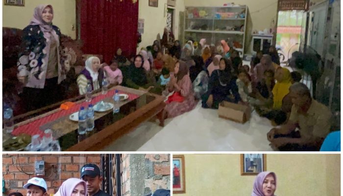 Paslon No Urut 1 Hj. Ratna Machmud Laksanakan Giat Silaturahmi di SP 5 Desa Suka Makmur