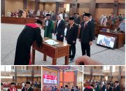 DPRD Kota Lubuklinggau Menggelar Rapat Paripurna Dalam Agenda Pelantikan Ketua 