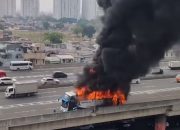 Bus Pariwisata Yang Mengangkut 58 Anak TK Terbakar