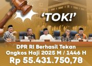 Komisi VIII DPR RI Bersama Pemerintah Menyepakati Biaya Haji Tahun 2025 Sebesar Rp 55.431.750,78