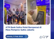 ATM Bank Sultra Mulai Beroperasi di Mess Pemprov Sultra Jakarta