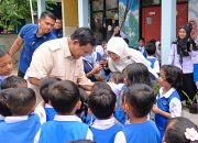 Presiden Prabowo Subianto Tinjau Pelaksanaan Makan Bergizi Gratis di Jakarta