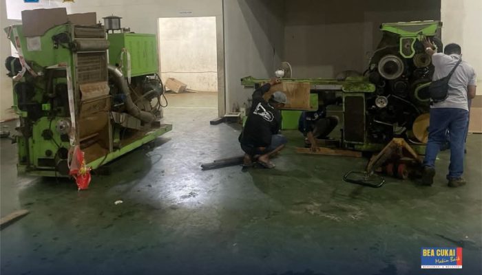 Bea Cukai dan Pomdam IV Diponegoro Gerebek Pabrik Rokok Ilegal di Grobogan Jateng