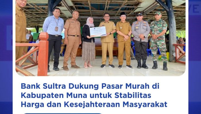 Bank Sultra Dukung Pasar Murah di Kabupaten Muna untuk Stabilitas Harga dan Kesejahteraan Masyarakat