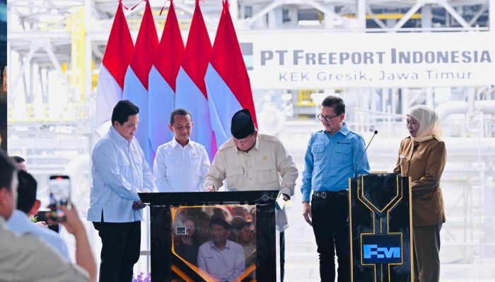 Resmikan Pabrik Pemurnian Logam Mulia, Presiden Prabowo: “Ada Ilegal Mining Dimana-mana”