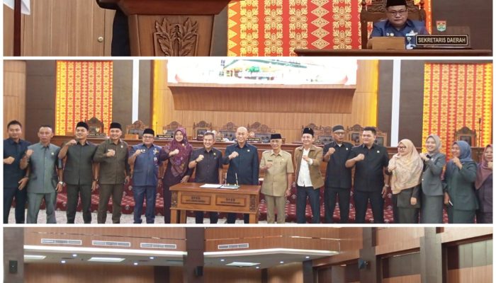 DPRD Lubuklinggau Menggelar Rapat Paripurna Penyampaian LKPJ Tahun 2024
