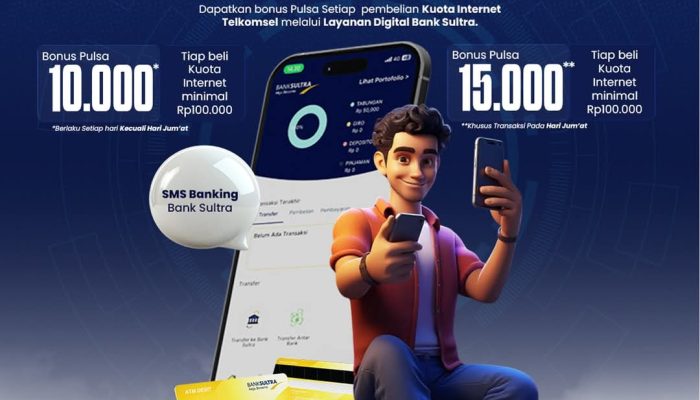 Bank Sultra Hadirkan Promo Spesial Ramadhan, Beli Kuota Internet Dapat Bonus Pulsa