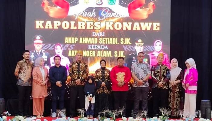 Ketua DPRD Konawe Hadiri Acara Pisah Sambut Kapolres Konawe