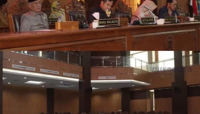DPRD Kota Lubuklinggau Menggelar Rapat Paripurna Mendengarkan Pandangan LKPJ Tahun 2024