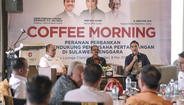 Bank Sultra Komitmen Dukung Pertumbuhan Usaha Sektor Pertambangan di Sulawesi Tenggara