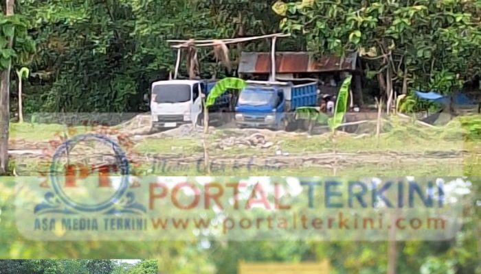Sempat di Police Line, Para Penambang Pasir Tetap Merajalela Melakukan Aktivitas Tanpa Izin Resmi, Kinerja Polisi di Pertanyakan