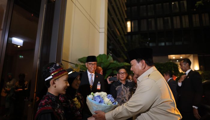 Kehangatan Diaspora Indonesia Sambut Kedatangan Presiden Prabowo di Bangkok