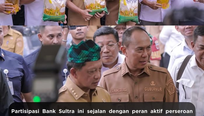Bank Sultra Salurkan 1.274 Voucher Belanja Dalam Gerakan Pangan Murah di Kendari