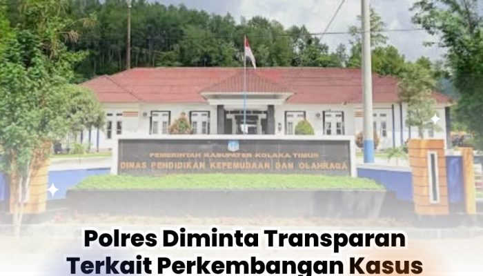 Polres Diminta Transparan Terkait Perkembangan Kasus Dugaan Pungli di Tubuh Dinas Pendidikan Koltim
