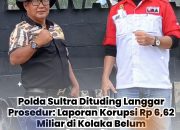 Polda Sultra Dituding Langgar Prosedur: Laporan Korupsi Rp 6,62 Miliar di Kolaka Belum Diselesaikan