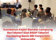 Kasidatun Kejari Bandar Lampung Beri Materi Giat BSDP 1 Mantri Equipping Basic BRI Corporate University