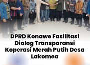 DPRD Konawe Fasilitasi Dialog Transparansi Koperasi Merah Putih Desa Lakomea