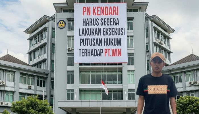 GARU Sultra Kecam Keras PN Kendari Diduga Abaikan Putusan MA, Ada Apa PN Kendari dengan PT WIN ?