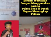 Heboh! Wartawan Asriadi Dilaporkan Atas Dugaan Pengancaman di Bone
