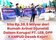 Sita Rp.38,5 Milyar dari Rumah Arinal Djunaidi Dalam Korupsi PT. LEB, DPP KAMPUD Desak KEJATI Lampung Tetapkan Para Tersangka