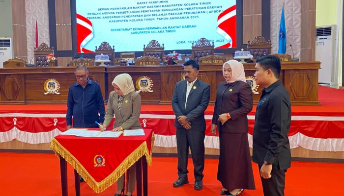 Paripurna Perubahan Tahun 2025 Usai Pemda Koltim Siap Lanjutkan Pembangunan