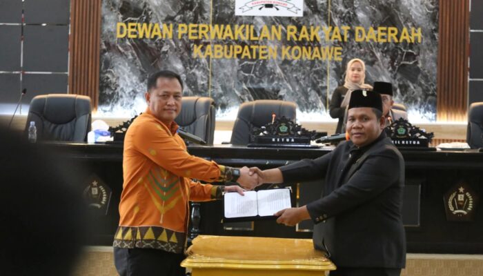 Sepakati Rancangan KUA-PPAS 2026, DPRD dan Pemda Konawe Tanda Tangan Nota Kesepahaman