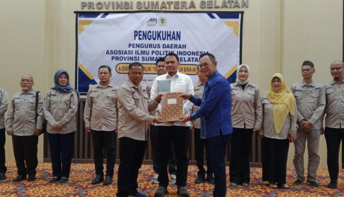 Pengukuhan AIPI, Ketua AIPI Sumsel: Membumikan Ilmu Politik di Era AI, Saatnya Ilmuwan Politik Jadi Kekuatan Baru