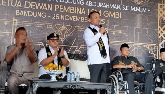 Jenderal TNI (Purn) Prof. Dr. H. Dudung Abdurahman Resmi Dilantik sebagai Ketua Dewan Pembina LSM GMBI