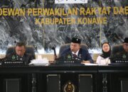 DPRD Konawe Menggelar Rapat Paripurna dalam Rangka Penyerahan Dua Raperda
