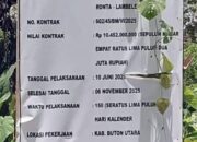 Dana Hibah Rp10,4 Miliar Diduga Jadi Proyek Asal Jadi, GSPI Desak Bongkar Ulang Jalan Ronta-Lambale