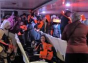 Ratusan Penumpang Kapal Feri KM Nuku Kendari – Langara Panik Dihantam Ombak dan Angin Kencang