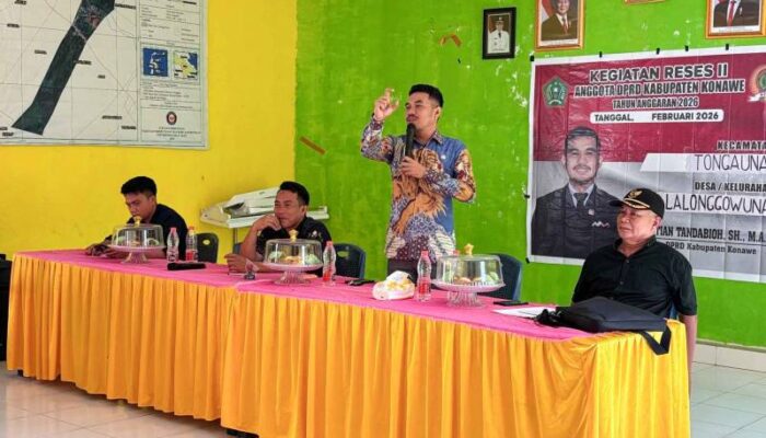 Reses di Desa Lalonggowuna, Kristian Tandabioh: Reses ini Merupakan Momen yang Sangat Penting Untuk Menyerap Langsung Aspirasi Masyarakat