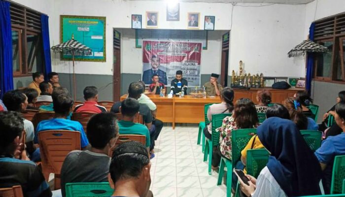 Kristian Tandabioh Reses di Keluarahan Mekar Sari Terima Aspirasi Distribusi Air