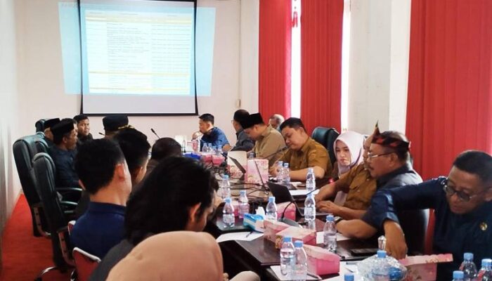 Ketua DPRD Konawe Menggelar Rapat Bersama Pembahasan Kamus Pokir dan SIPD Tahun 2027