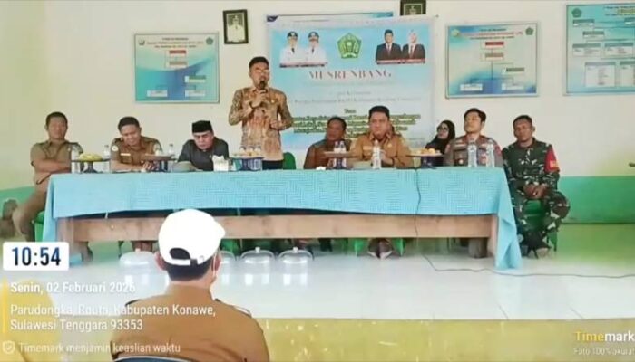 Hadiri Musrenbang, Anggota DPRD Konawe Kristian Minta Usulan Pembangunan Routa Tahun 2027 Diprioritaskan