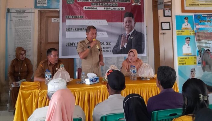 Reses di Latoma dan Unaaha, Anggota DPRD Jemi Syafrul Imran Siap Perjuangkan Aspirasi Warga