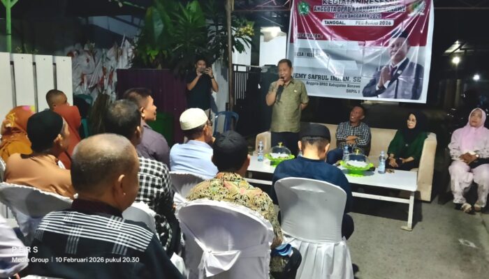 Jemi Syafrul Imran, SE Kembali Melaksanakan Reses di Kelurahan Arombu, Asambu dan Wawonggole