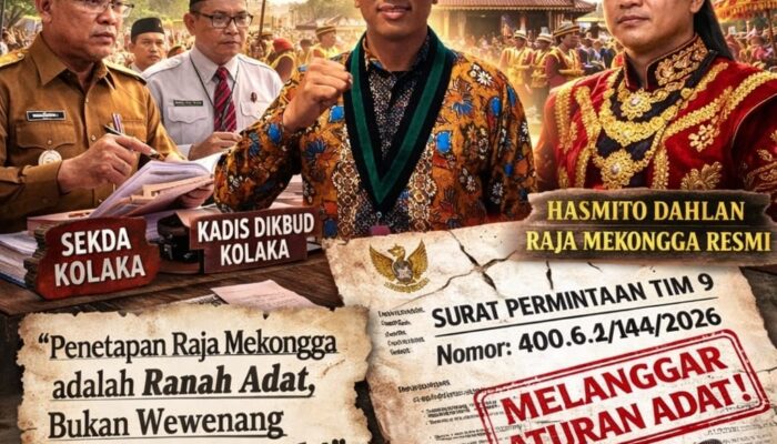 Sekda Kolaka Diduga Langgar Aturan Adat Mekongga, Hasmito Dahlan Raja Resmi Kolaka