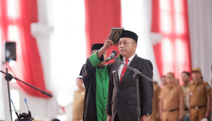 Rismanto Runda Resmi Dilantik Sebagai Sekda Definitif